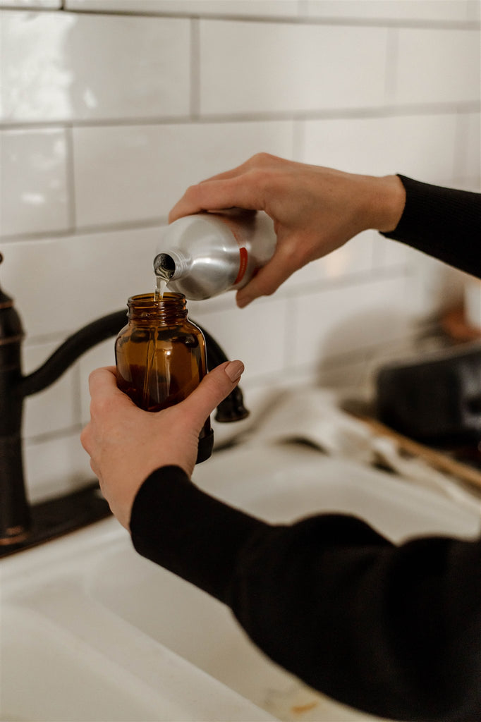 Amber Foaming Soap Dispenser