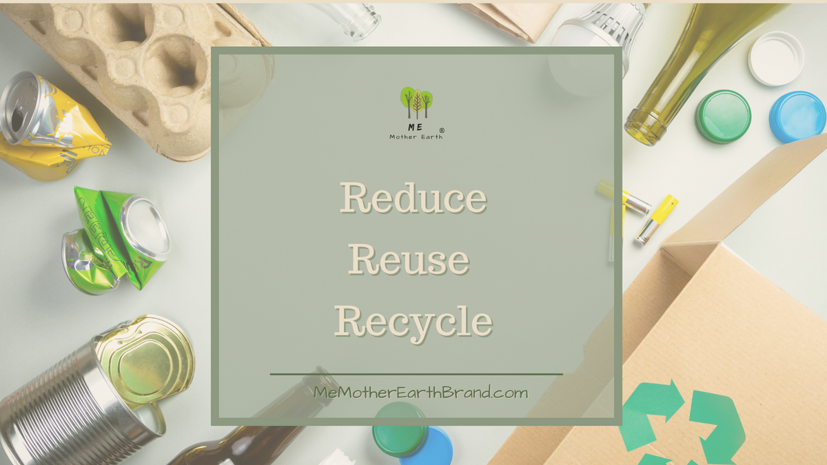 Reduce, Reuse, Recycle – me.motherearth
