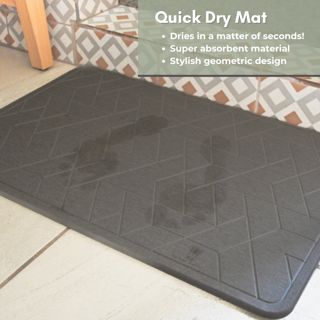 j e s s i c a @me.motherearthbrand Quick drying mat stone mat dish