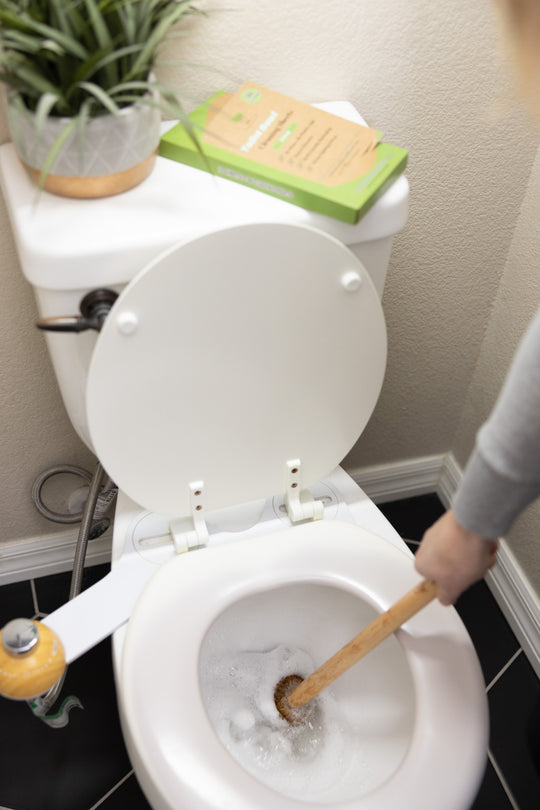 Toilet cleaning sheets for everyday cleaning