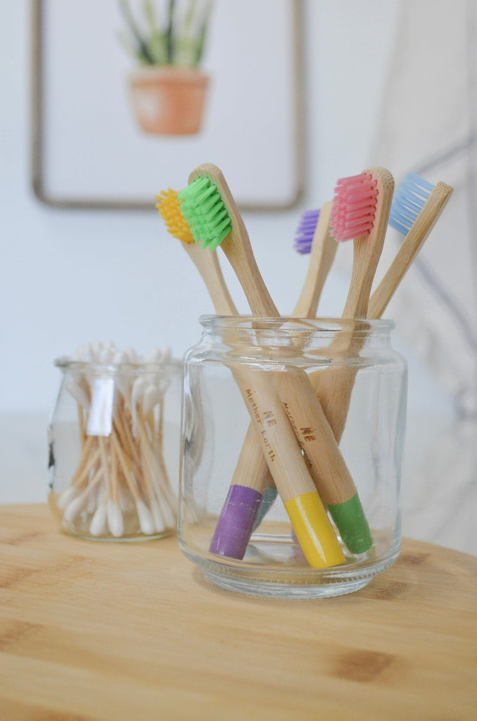 Colorful Bamboo Toothbrushes- For KIDS