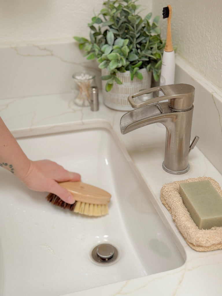 Bamboo Scrub brush

