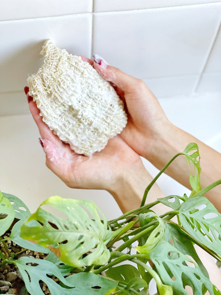 sisal soap saver pouch