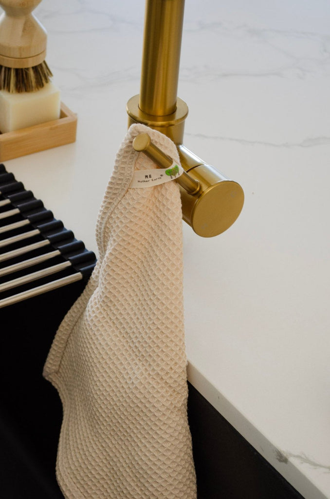 Cotton waffle hand towel