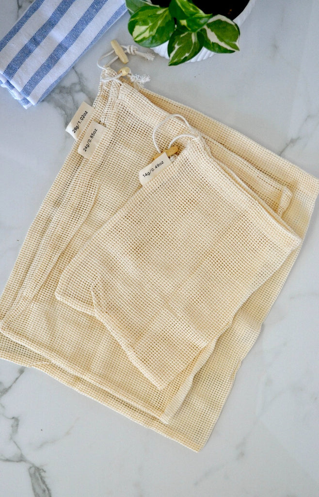 Organic Cotton Produce Bags