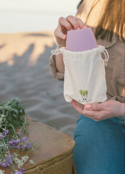 Portable Silicone Travel Wine Glasses + Travel Bag Green
